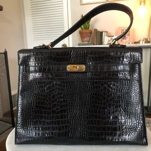 Bruno Magli black purse, authentic